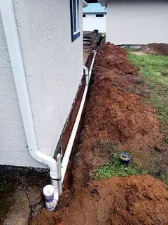 Drainage trench